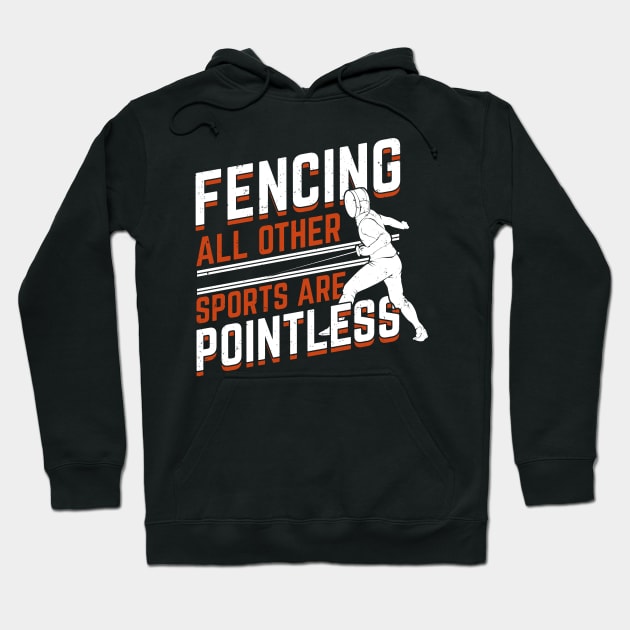 Fencing Sport Fencer Gift Hoodie by Dolde08